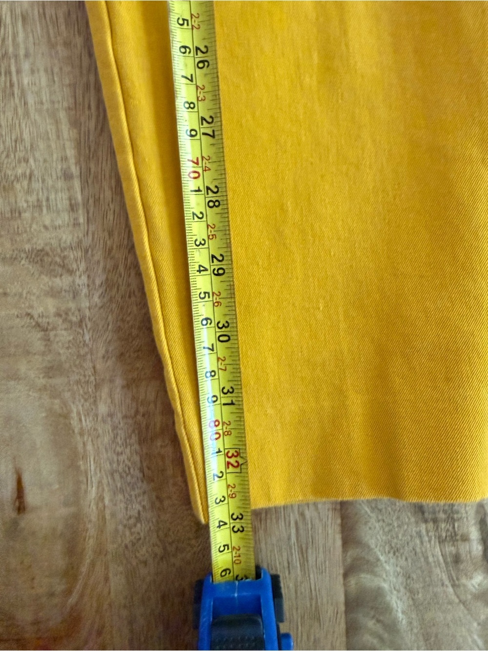Game Day Gold Mustard Yellow Ankle Pants Size 2 Steelers Packers Tailgate Style - Picture 9 of 12